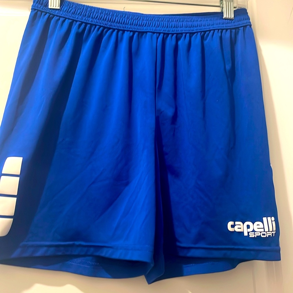 Blue Capelli soccer shorts
